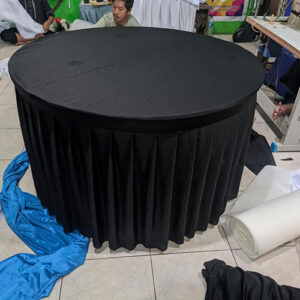 Sarung Meja Bulat